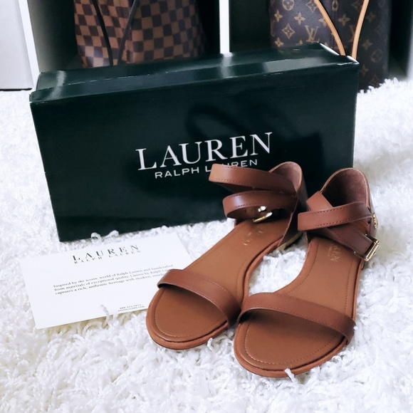 ralph lauren tan sandals